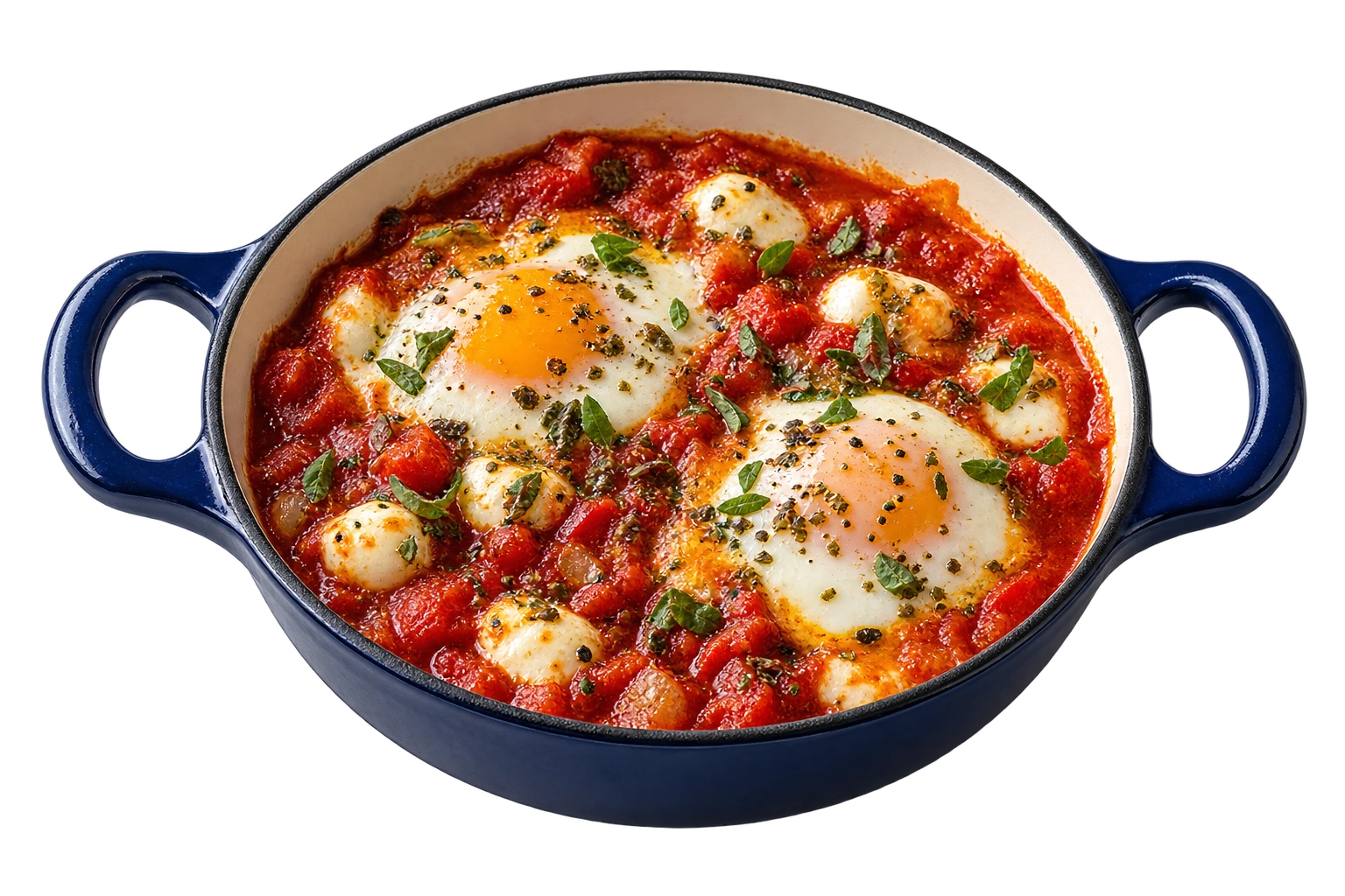 Huevos italianos, muestra conceptual con IA