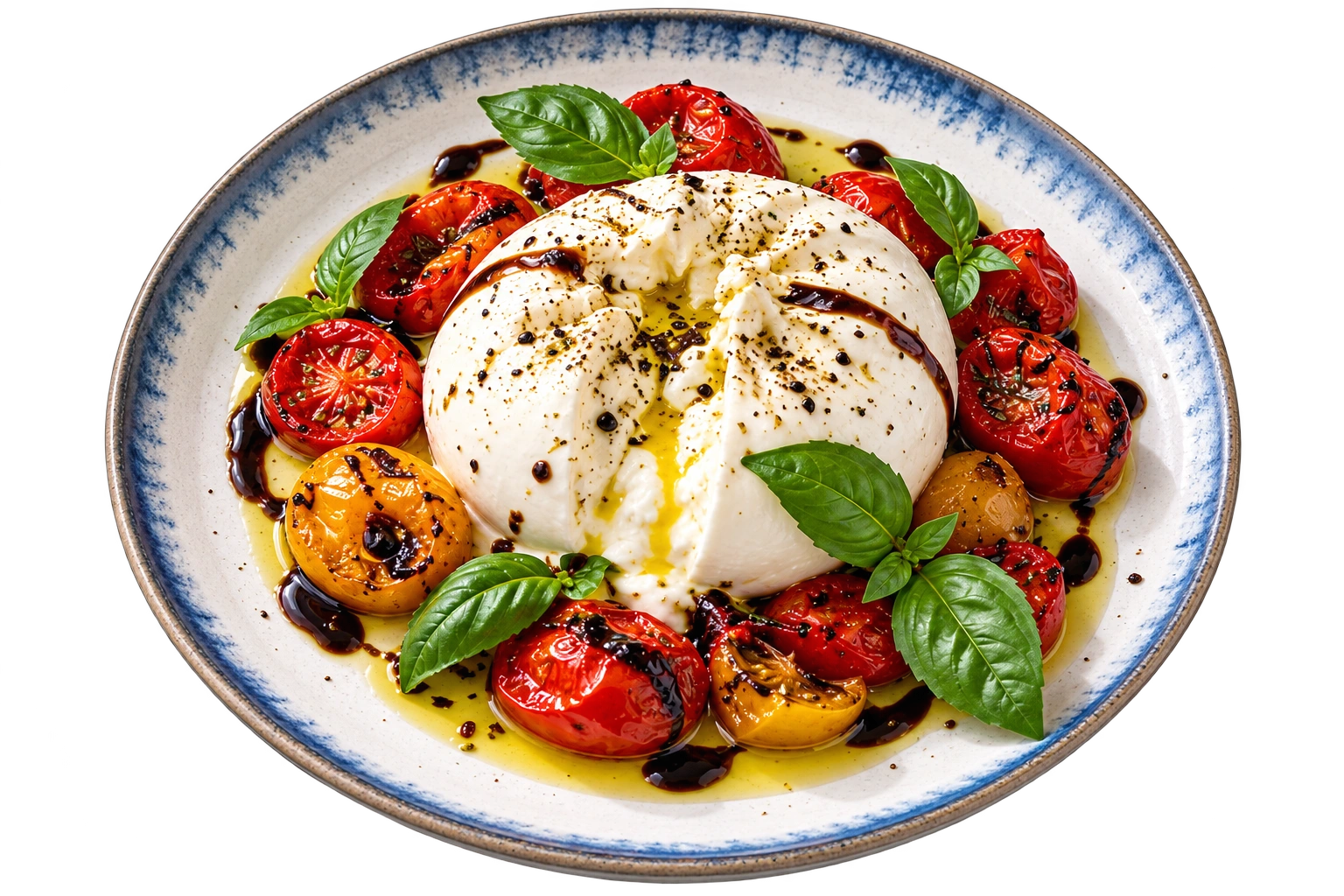 Burrata, muestra conceptual con IA
